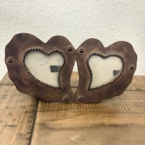 Art & Crafts / Art Deco Copper Picture Frame MCM Western Rustic Style